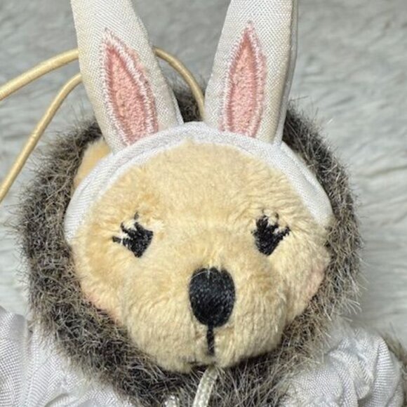 Bath & Body Works Exclusive Snow Bunny Bear Faux Fur Jacket Ornament - Picture 2 of 10
